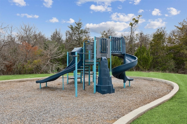 view of jungle gym