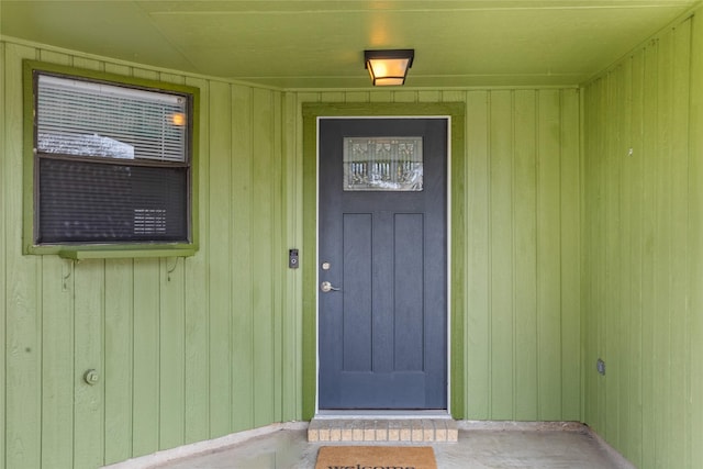 view of entrance to property