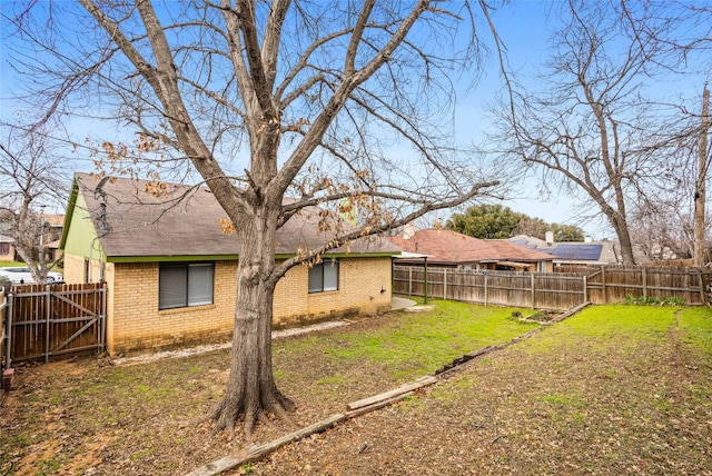 6329 Peggy Dr, Fort Worth, TX 76133 - view of yard with a fenced backyard