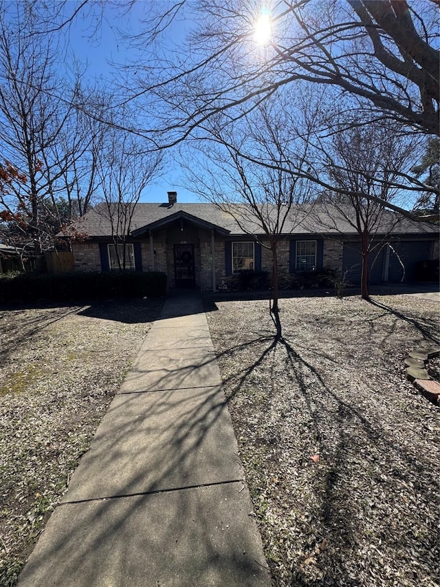 view of ranch-style home