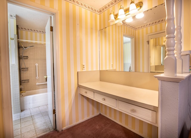1225 Crestwood Dr, Cleburne, TX 76033 - full bath featuring baseboards and tub / shower combination