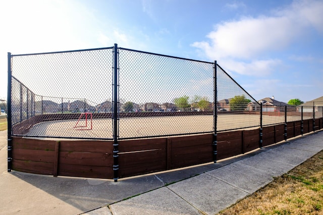 view of tennis court