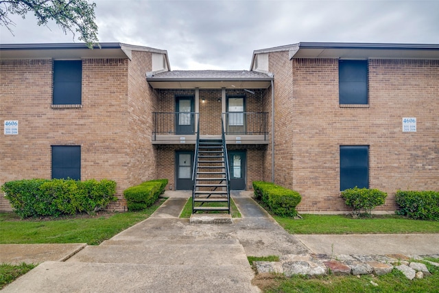 view of property with stairs