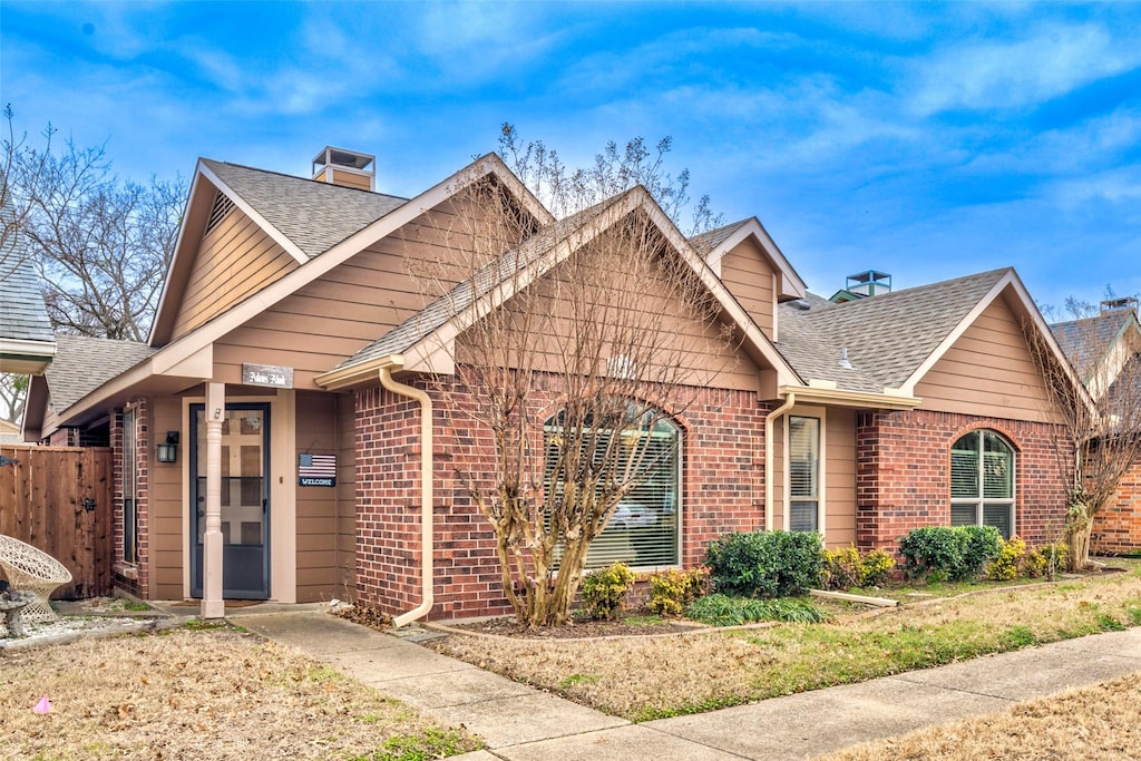 view of front of home