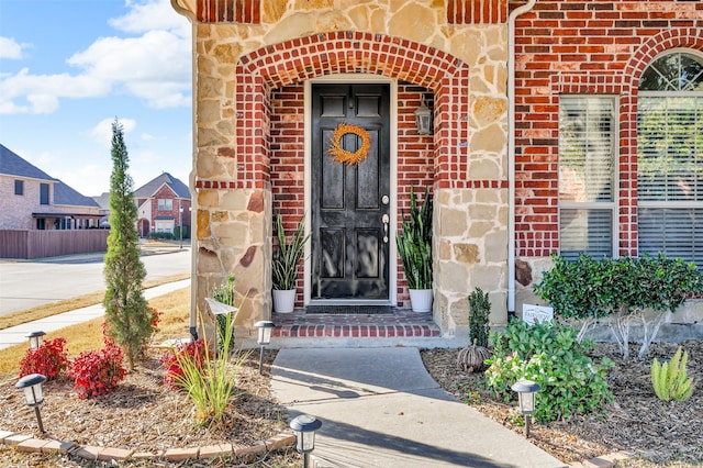 view of entrance to property