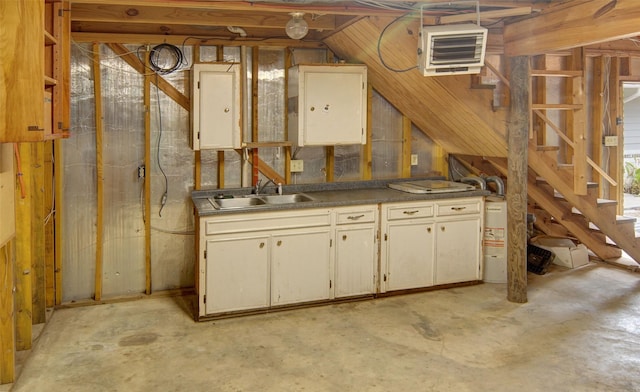 basement featuring sink