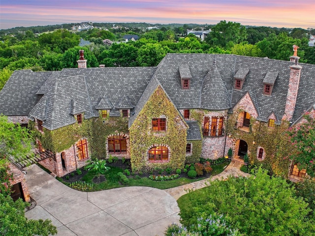 view of tudor house