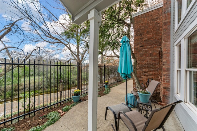 view of patio