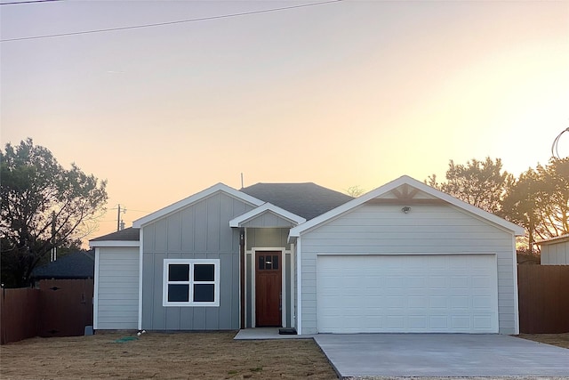 2604 Creekview Dr, Granbury, TX 76048 - ranch-style home featuring concrete driveway and an attached garage