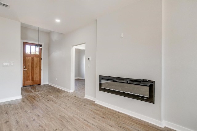 entryway featuring light hardwood / wood-style flooring