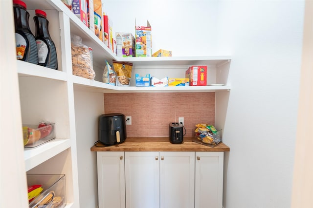 view of pantry