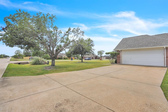 view of home's exterior featuring a yard