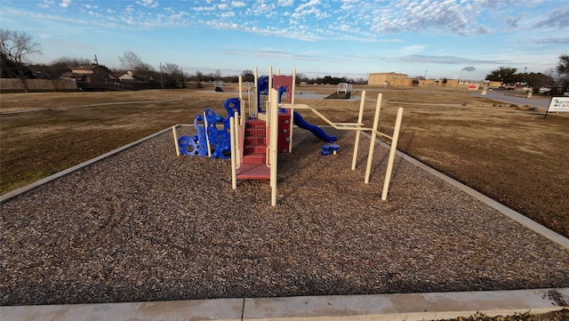 view of jungle gym