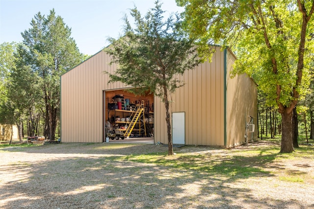 view of outbuilding