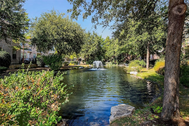 view of water feature