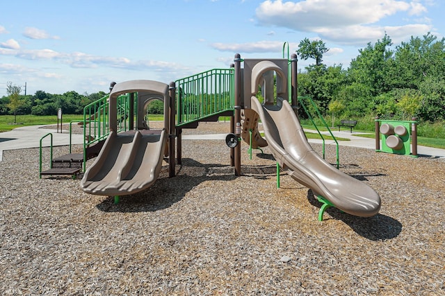 view of jungle gym