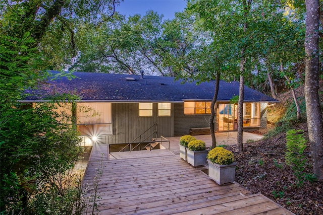 exterior space with a patio