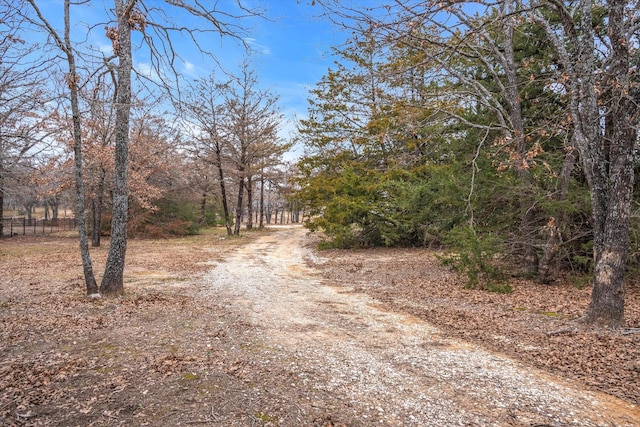 view of road