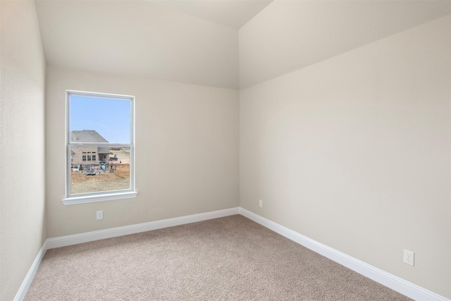 unfurnished room featuring carpet flooring