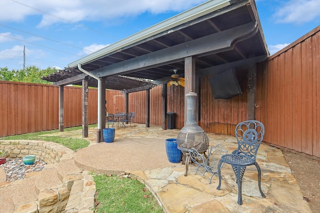 view of patio