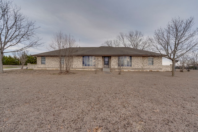 view of ranch-style home