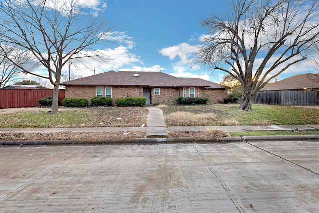 single story home featuring a patio area