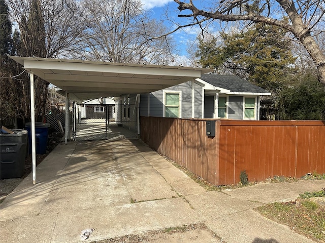 view of side of property