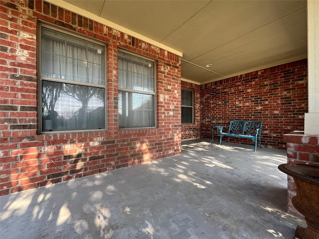 view of patio featuring covered porch