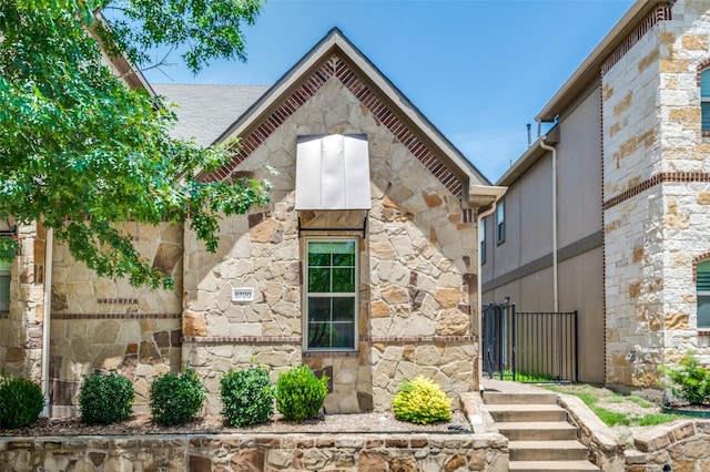 view of rear view of property