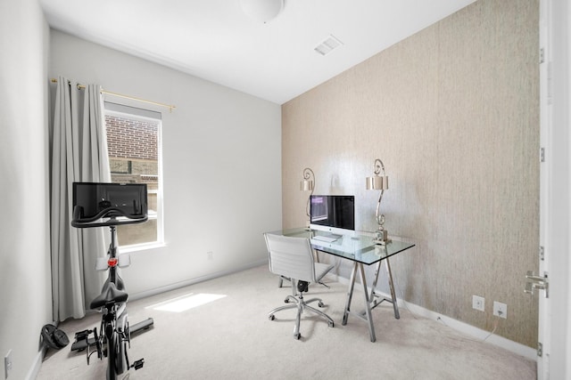 5399 Randwick Trl, Frisco, TX 75036 - office area featuring carpet floors and baseboards