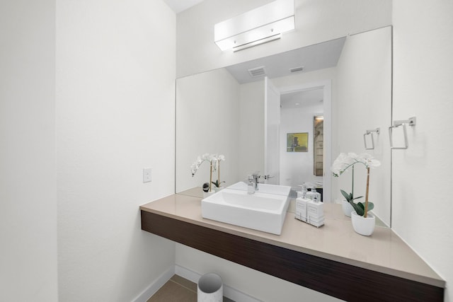 5399 Randwick Trl, Frisco, TX 75036 - bathroom with a sink and baseboards
