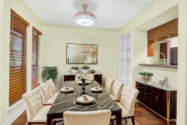 dining room featuring hardwood / wood-style floors