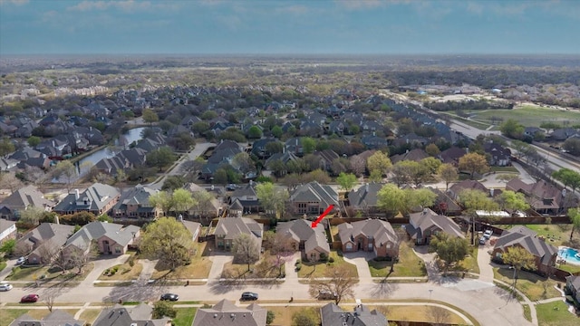 3108 Fernhurst Dr, Richardson, TX 75082 - bird's eye view featuring a residential view