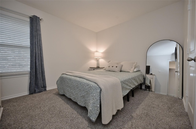 bedroom with carpet flooring