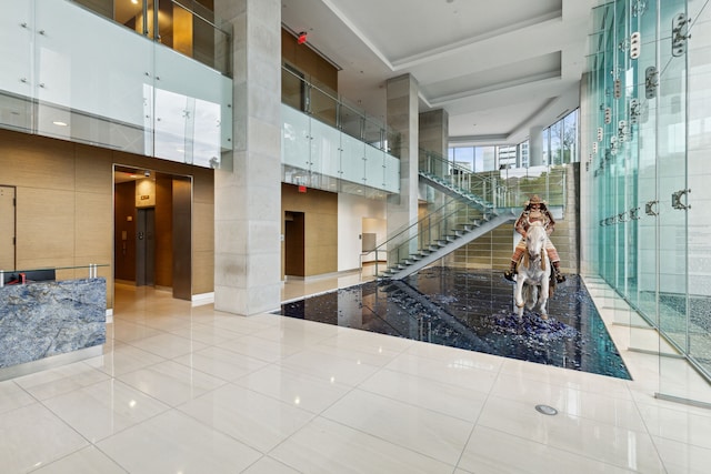 view of community lobby