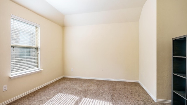 spare room featuring carpet floors