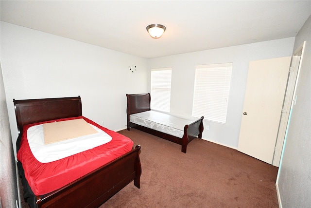 bedroom featuring carpet flooring