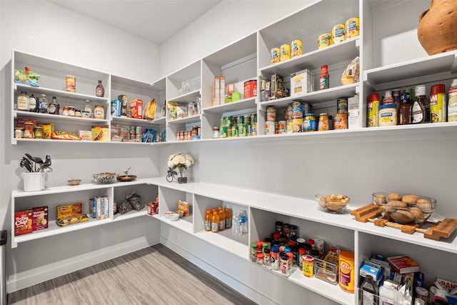 view of pantry