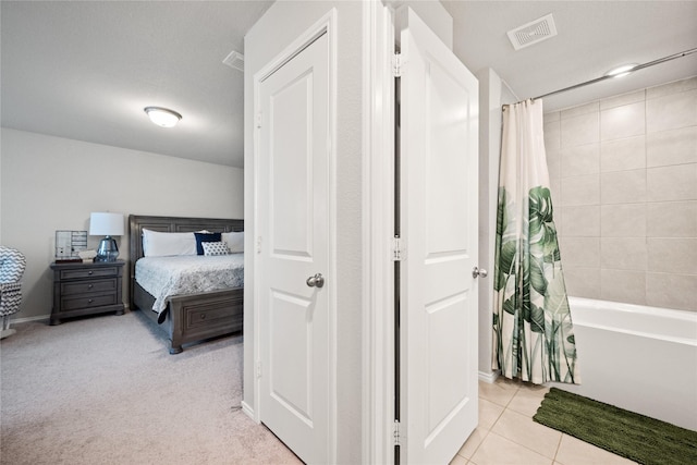 view of tiled bedroom