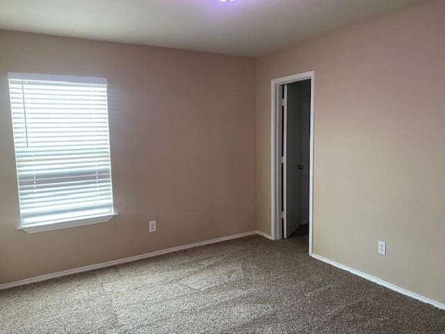 empty room with carpet floors