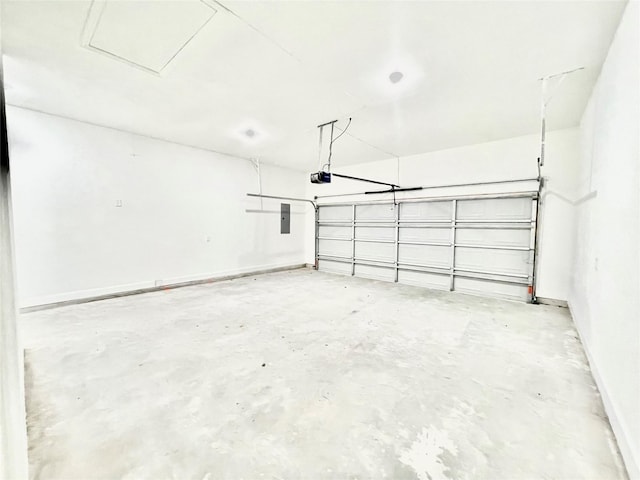 1511 W 13th Ave, Corsicana, TX 75110 - garage featuring electric panel and a garage door opener