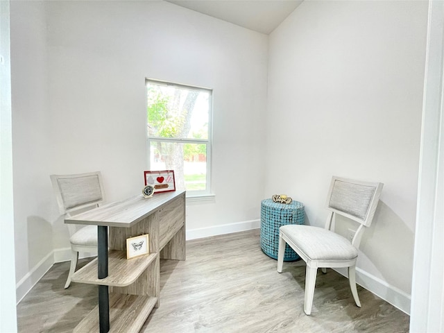 1511 W 13th Ave, Corsicana, TX 75110 - office featuring baseboards and light wood-style floors