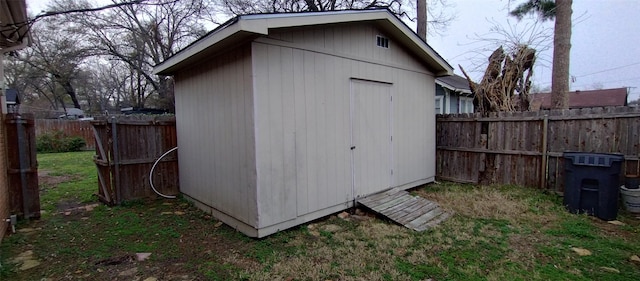 view of outbuilding