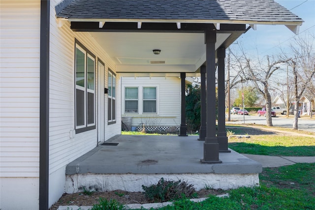 view of patio / terrace featuring a porch