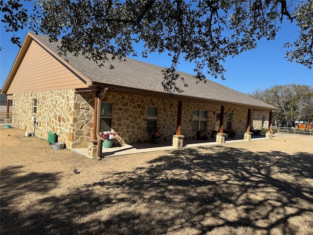 back of house featuring a patio area