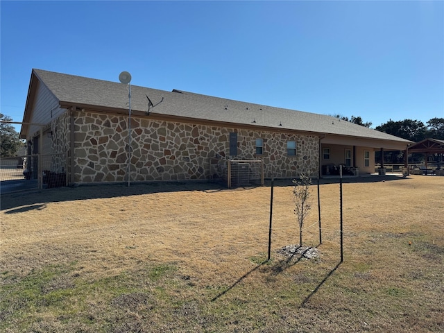 view of rear view of property