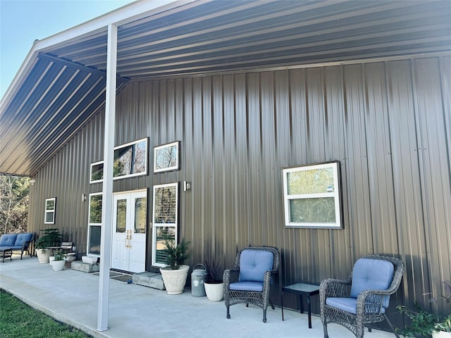 back of house featuring a patio area