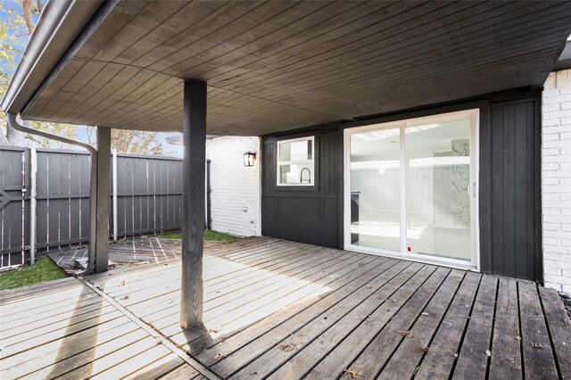 3521 Post Oak Rd, Garland, TX 75044 - view of wooden terrace