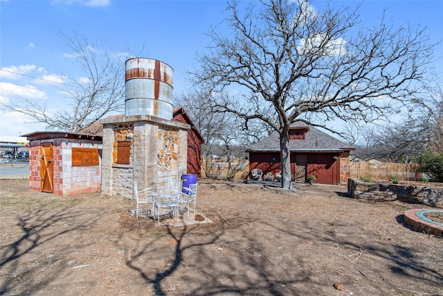 view of outdoor structure