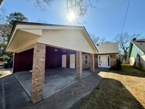 view of side of property